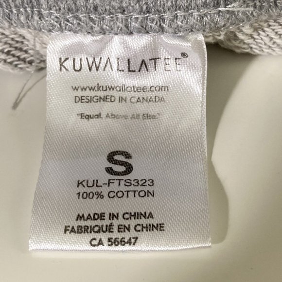 Kuwalla Tee Womens Size S 100% Cotton French Terry Sweatshorts Gray Pull On Cozy - Picture 9 of 10